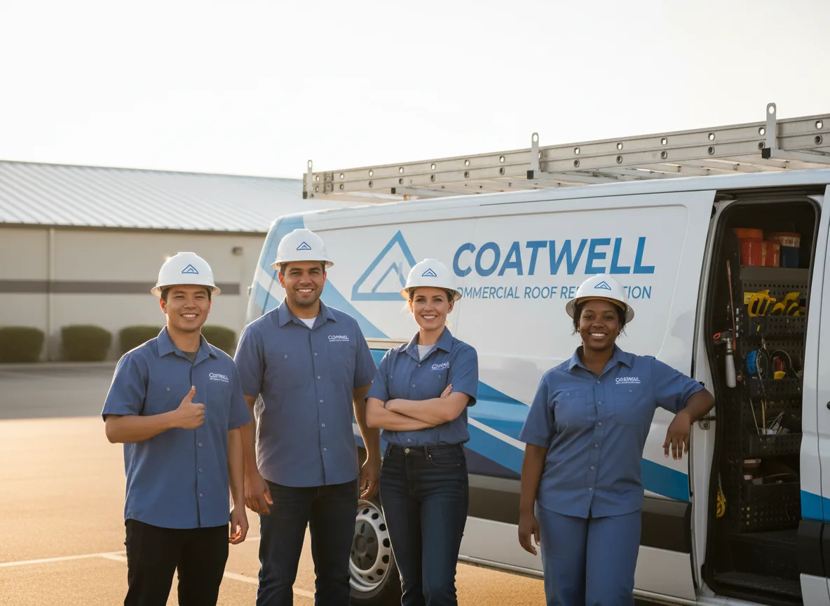Commercial roof coating company in Royal Center, IN